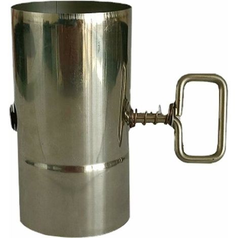 Tuyau de poêle extérieur, Conduit de cheminée réglable en Acier Inoxydable, Tuyau de cheminée de Chauffage au Bois pour Le Camping et l'intérieur, équipement d'extérieur-LIAIKI