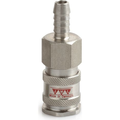 ELMAG Kupplung Edelstahl 316 JWL Serie 540 DN 7,8, mit Schlauchtülle 8 mm (1/3)