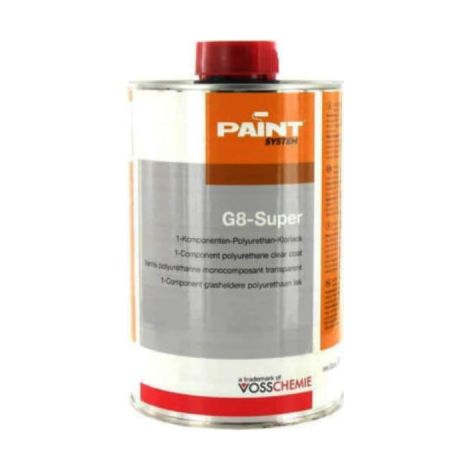 G8 Super-Polyurethan-Klarlack SOLOPLAST VOSSCHEMIE - 1L