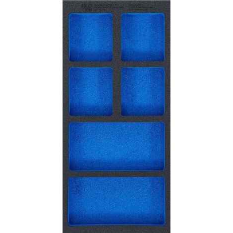 Insert de Servante d Atelier 1/3 Vide 6 Tablettes - 408 x 189 x 32 mm - Organisation et Gain de Place - D-Work