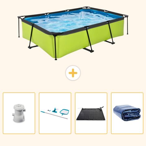Exit-toys Piscine Exit Rectangulaire - 300x200x65 cm - 5-pièces S235 (1/5)