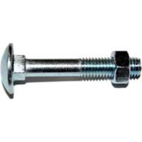 Vite con testa tonda quadra 8x40 allestitore DIN 603 e dado