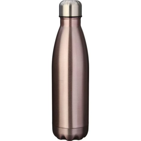 Isolierflasche aus Edelstahl – Roségold-Pink (1/4)