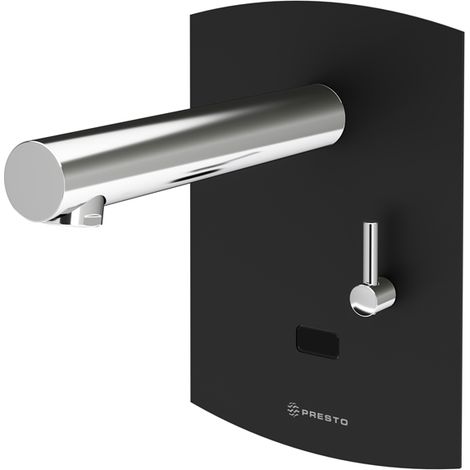 presto domo sensia pm transformador negro grifo electrónico sensor lavabo mural mezclador 79256 (1/2)