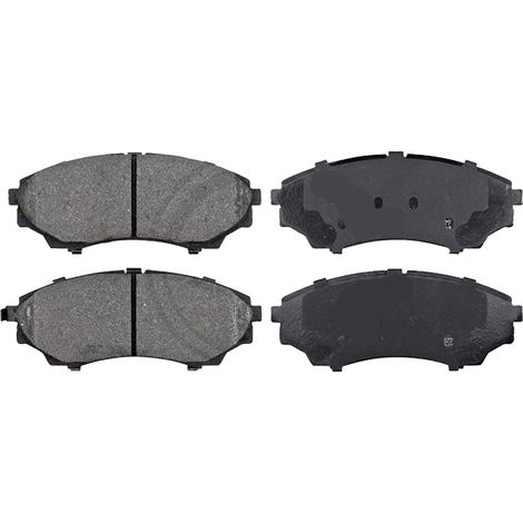KIT PASTIGLIE FRENO ANTERIORI compatibile con FORD RANGER (ET)) / PASTIGLIE FRENANTI AUTO OEM FDB1817 , / SOSTITUZIONE DIRETTA / BASSA POLVERE / SILENZIOSO