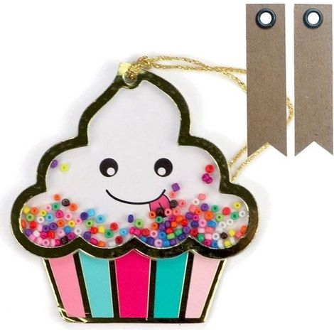 2 étiquettes 3D shaker tags Glace + 20 étiquettes kraft Fanion
