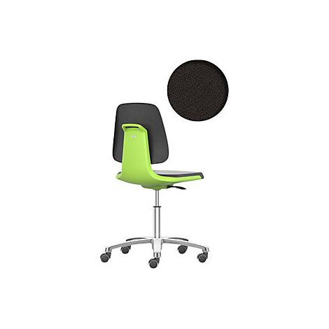 Silla giratoria de trabajo LABSIT  cinco pies con ruedas 