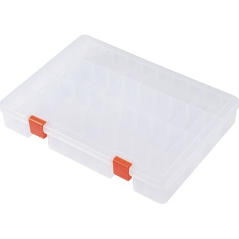 TRU COMPONENTS Sortimentskasten (L x B x H) 250 x 190 x 40 mm Anzahl Fächer: 36 variable Unterteilu (1/5)