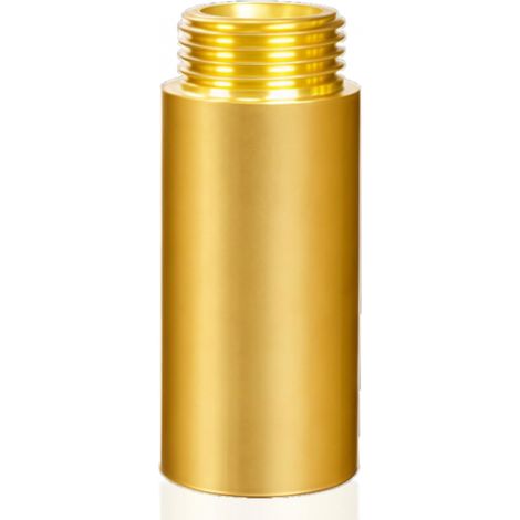 Rallonge de robinet G1/2 pouce x 50mm,laiton Rallonge de robinet G1/2 pouce (F Ø 19,5mm x M Ø 20,3mm) 50mm,Rallonge de robinet Fitting,Raccord fileté (1/5)