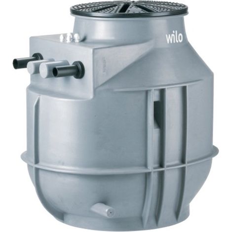 Wilo – Station de relevage Drainlift ws 50E Basic – Cuve avec couvercle – Clapet antiretour à bille – Fixation au sol DN 100 (1/2)