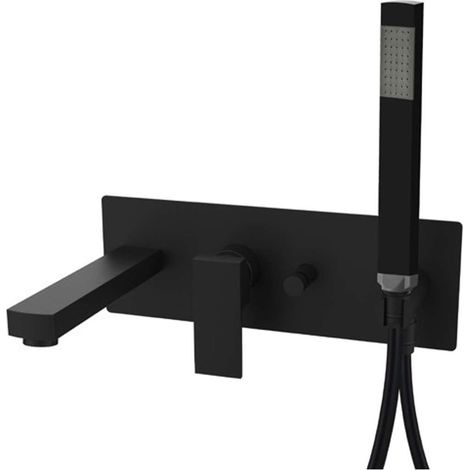 Miscelatore incasso per vasca, Nero Opaco Paffoni serie Elle EL001NO Ottone - Nero opaco (1/3)