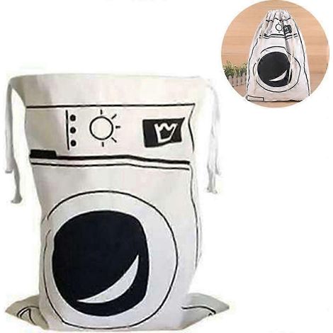 Sac à linge de voyage de 6545 cm avec cordon de serrage (1/5)