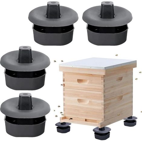 Set mit 8 rutschfesten Bienenstockstützen für den Imker (1/5)