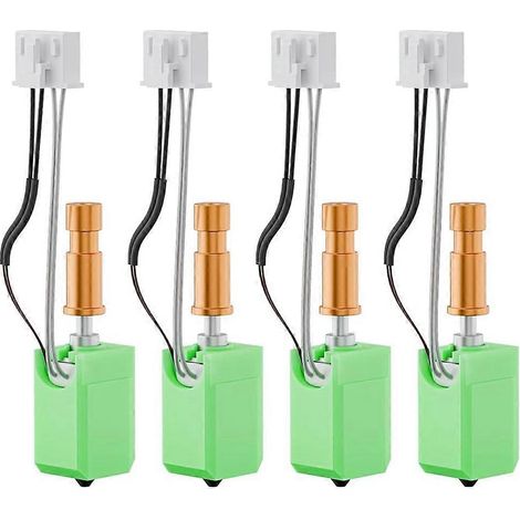 Kit de 4 têtes d'impression améliorées pour imprimante 3D Anycubic Kobra S1/S1 Combo, tête d'impression à chauffage rapide (0,2+0,4+0,6+0,8 mm) (1/5)