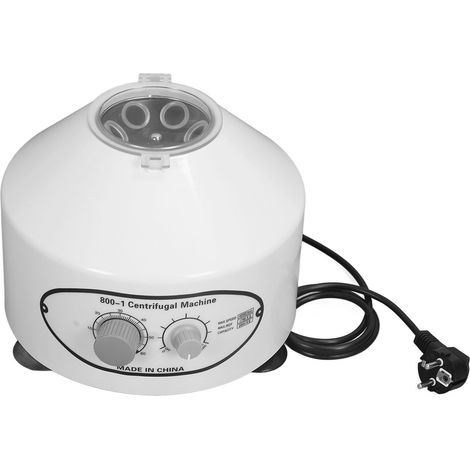 Centrifugeuse de laboratoire électrique 1790xg avec minuterie et réglage de vitesse, 12mlx6 tubes, prise UE 220V