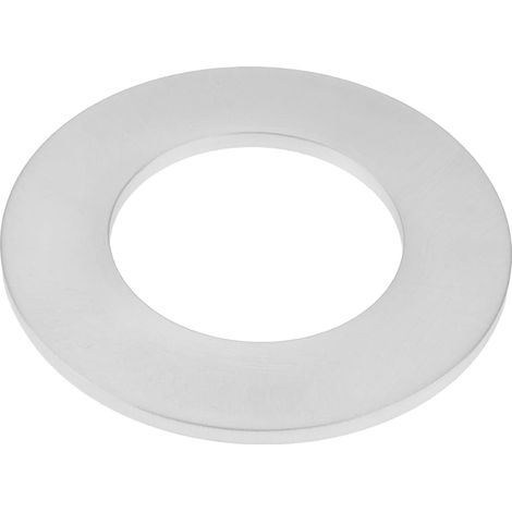 1pc Cuisine robinet Large Base Réparation Rondelle Aluminium 70 x 40 x 3 mm Accessoires de Réparation Plat pour Douche Fix Argent (1/5)
