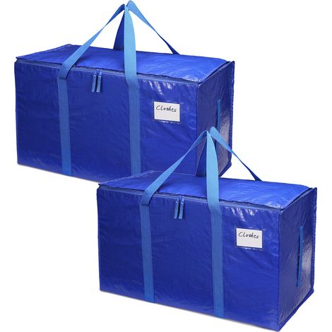 Sacs de déménagement épais - sacs de rangement de jardin résistants et imperméables, sacs de rangement pour objets divers, 2 pièces (1/5)