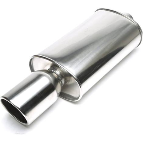 Silencieux arrière sport universel inox TA Technix 115mm rond / biseaute-27480621