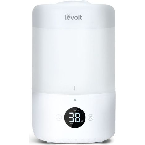 LEVOIT Umidificatore Ambiente Smart Top-Fill Dual 200S, 3L, Umidificatore Ultrasuoni a Nebbia Fredda per Bambini/Piante Dura da 25H, ≤28dB Silenzioso Auto Modo con Oli Essenziali, Timer (1/5)