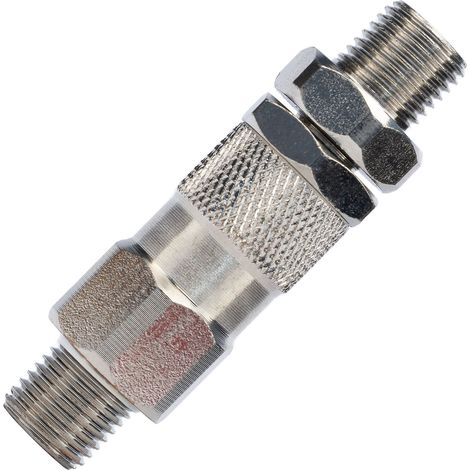Złączka Obrotowa per Tubo Alta Pressione – Acciaio Inox, 400 Bar  Filettatura 1/4"  Accessorio per Verniciatura