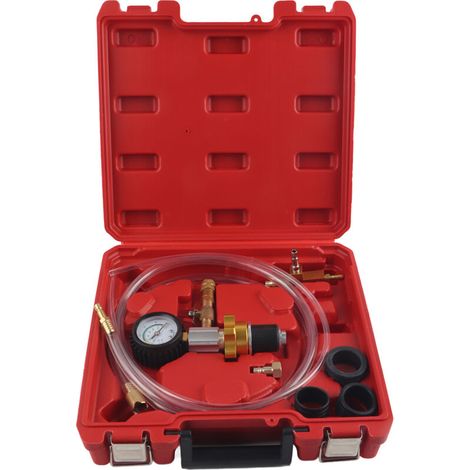 Kit de recarga y purga del refrigerante del radiador del coche, conector rápido, prueba de fugas, sistema de refrigeración por vacío. (1/5)