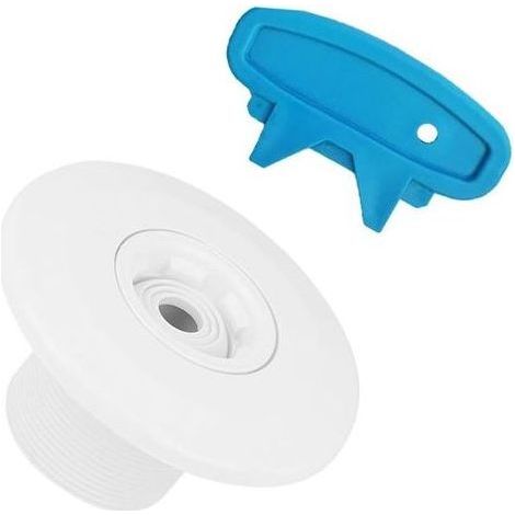 Buse de sortie d'eau réglable à 360 degrés avec outil de démontage bleu pour piscine (2) (1/5)