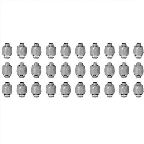 1/2 Zoll flüssigkeitsdichte Fittings für elektrische Leitungen, flexible Verbinder für Haushalt, Küche und Bad (30 Stück) (1/5)