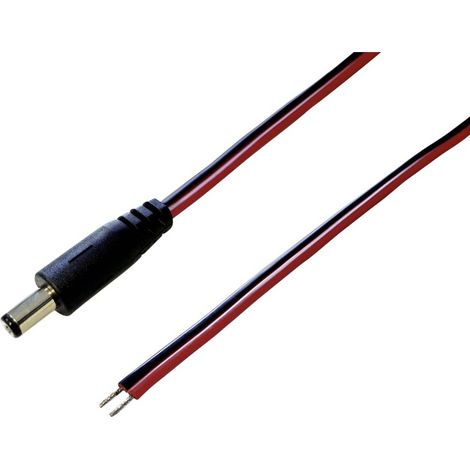 BKL Electronic 072016 Cavo per bassa tensione Spina a bassa tensione - Estremità aperta 5.5 mm 2.1 mm 2.1 mm 2.00 m 1 p