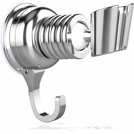 Shower Holder Suction Cup Shower Head Fixing, Wall Hanging Shower Universal Adjustable (1/5)