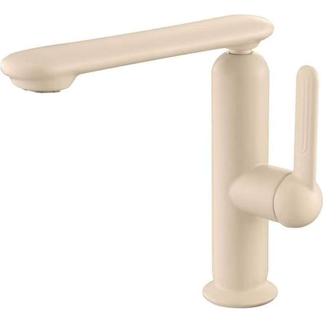 Cross-border 304 Stainless Steel Hot and Cold Water Basin Faucet for Bathroom and Shower Units - Milky White