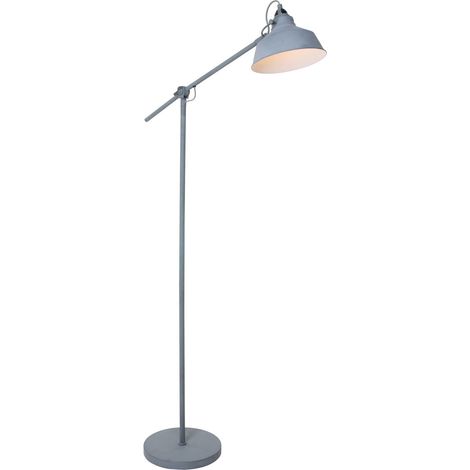 Mexlite - lámpara de pie - Nove - gris - metal - Ø 28cm - E27 -