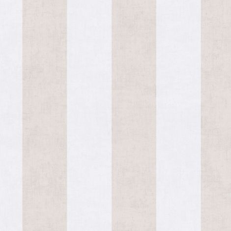 Streifen Tapete Profhome 770781 Vliestapete glatt Kindertapete matt creme beige seiden-grau 5,33 m2