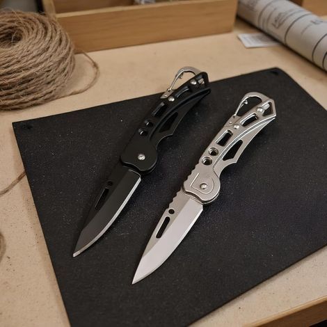 KOWOLL Kompaktes, faltbares Multitool – Schlüsselring aus Edelstahl, ideal für den täglichen Gebrauch und Outdoor-Aktivitäten (1/5)
