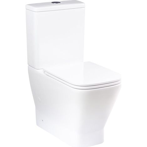 AQUORE 388864 RHODAS Pack Inodoro BTW Compacto Tornado Blanco Brillo - ref: 388864