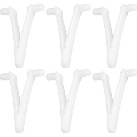 Clip de Papillon d'Approvisionnement de Piscine de 6Pcs pour La Brosse de Station Thermale de Piscine, Râteau à Feuilles, Écumoire de Feuilles, Tête Compacte d'Aspirateur (1/5)