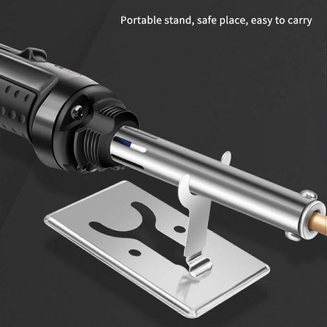Kit de soudage plastique 100 W, soudeuse plastique 2 en 1 et fer à souder, résistance à 3 vitesses avec contrôle de température. (1/4)