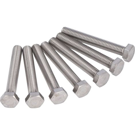 20 vis à six pans creux à filetage grossier, entièrement filetées, en acier inoxydable A2, M10x1,5 DIN 933M10x65 (1/5)
