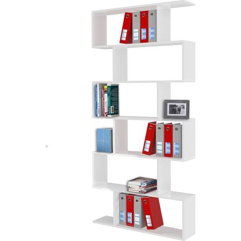 Libreria Moderna Calli Bianco Lucido Arredo Ufficio StilProjectStore.com (1/3)