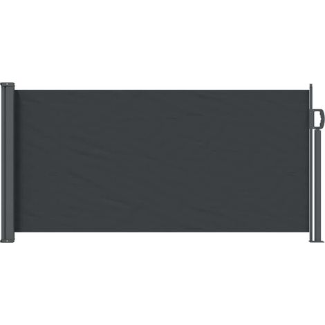 vidaXL  Retractable Side Awning  Black 300 x 100 cm Polyester
