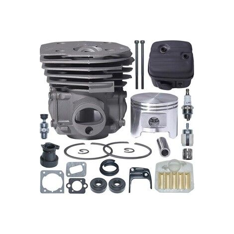 Kit cylindre piston 44 mm compatible Husqvarna 350 351 353 – Ensemble complet avec filtre à air et filtre à huile – Pour tronçonneuse