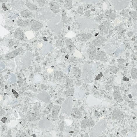 Aelle - Carrelage sol extérieur antidérapant effet terrazzo 80x80 cm MONACO R GRIS ANTIDESLIZANTE - Vendu par boîte de 1,28 m² (1/4)