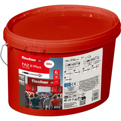 Fischer Bolzenanker FAZ II Plus 12/20 im Eimer (80 St) - 568860 (1/5)