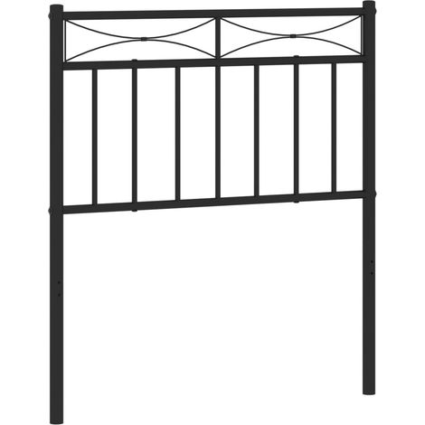 Maison Exclusive - Ersatz-Kopfteil Metall Schwarz 75 cm