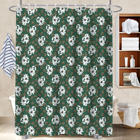 Rideau douche imperméable polyester 180x180 robuste rideau imperméable pour maison de campagne (1/5)