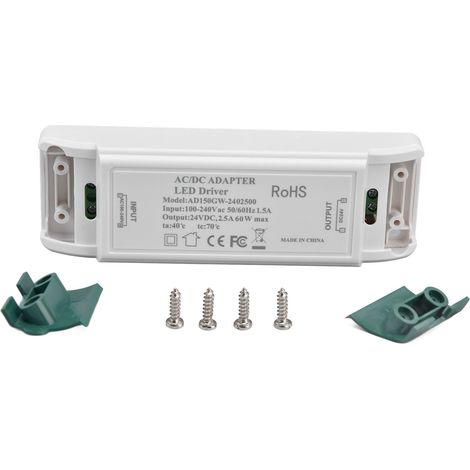 Alimentation LED à Courant Constant, Protection contre les Courts-Circuits et Surtensions, Léger et Portable, AC100-240V (1/5)