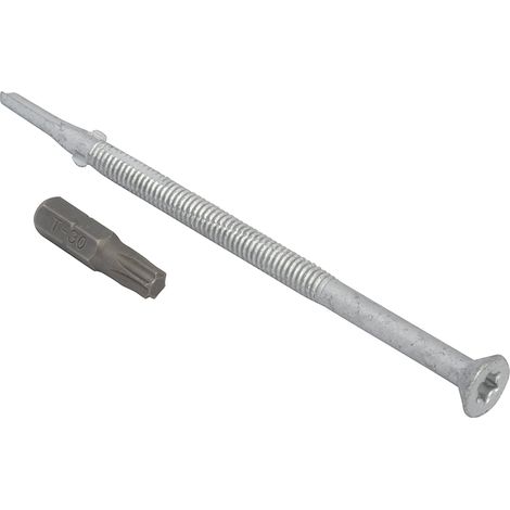 ForgeFix TFCH55109 TechFast Roofing Screw Timber - Steel Heavy Section 5.5 x 109mm Pack 50 FORTFCH55109