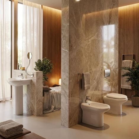 Kit sanitari tradizionali filomuro serie Compact
