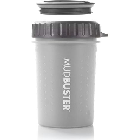 Dexas Lidded MudBuster Medium Light Grey 265130 (1/5)