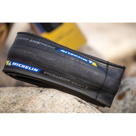 COPERTONCINO MICHELIN POWER CUP 25-622 (700X25C) PNEUMATICO PIEGHEVOLE NERO