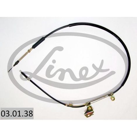 Tirette à câble, frein de stationnement LINEX 03.01.38 AUDI 4B0609721AC